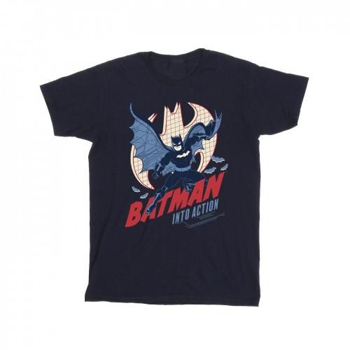 DC Comics Boys Batman Into Action T-Shirt