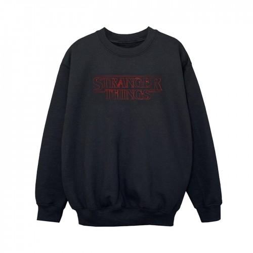 Pertemba FR - Apparel Netflix Boys Stranger Things Glow Logo Sweatshirt