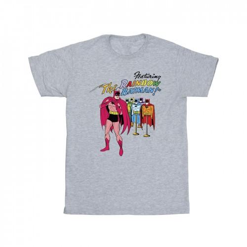 DC Comics Boys Batman Comic Cover Rainbow Batman T-Shirt