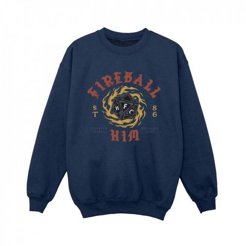 Pertemba FR - Apparel Netflix Boys Stranger Things Fireball Dice 86 Sweatshirt