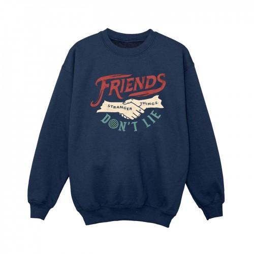 Pertemba FR - Apparel Netflix Boys Stranger Things Friends DonÂ´t Lie Hands Sweatshirt
