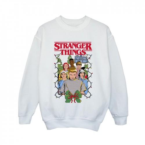 Pertemba FR - Apparel Netflix Boys Stranger Things Christmas Poster Sweatshirt