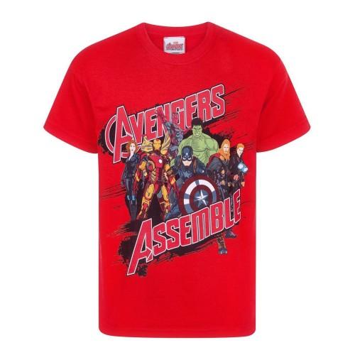 Marvel Official Boys Avengers Assemble T-Shirt