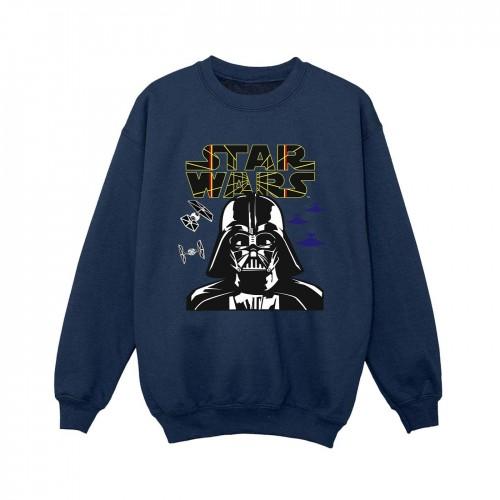 Star Wars Boys Darth Vader Comp Logo Sweatshirt