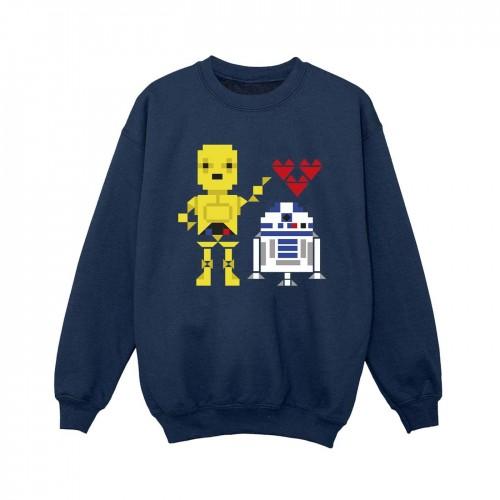 Star Wars Boys Heart Robot Sweatshirt