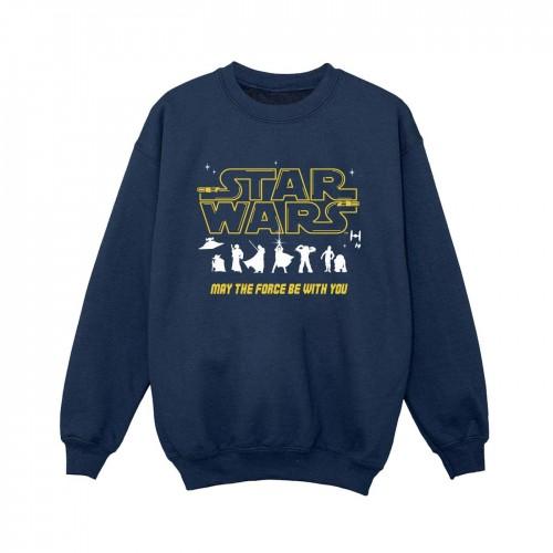 Star Wars Boys Silhouettes Force Sweatshirt