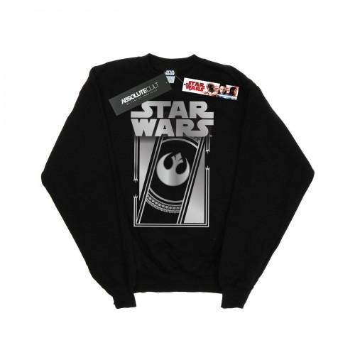 Star Wars Boys The Last Jedi Frame Metallic Sweatshirt