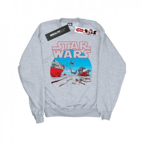 Star Wars Boys The Last Jedi Action Scene Sweatshirt