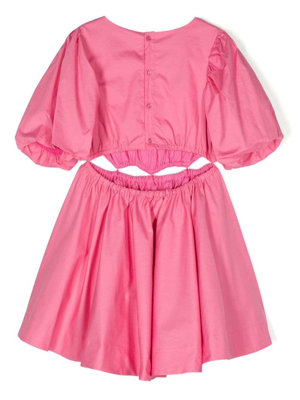 Miss Grant Kids cut-out cotton dress - Roze