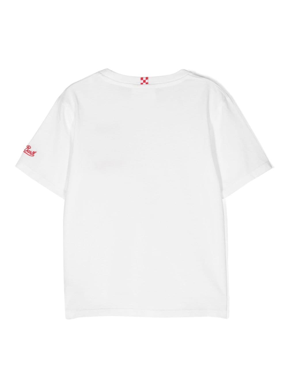 MC2 Saint Barth Kids T-shirt met borduurwerk - Wit