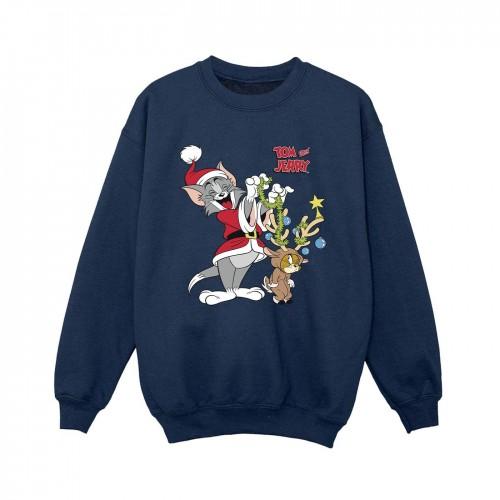 Pertemba FR - Apparel Tom & Jerry Boys Christmas Reindeer Sweatshirt