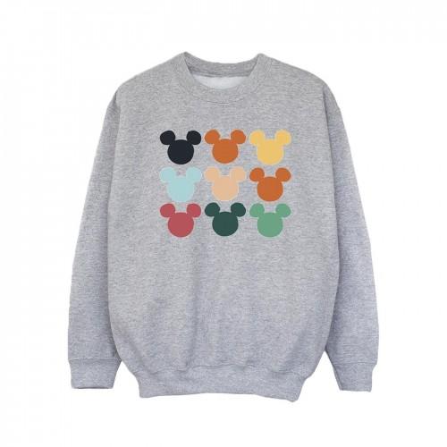 Disney Girls Mickey Mouse Heads Square Sweatshirt