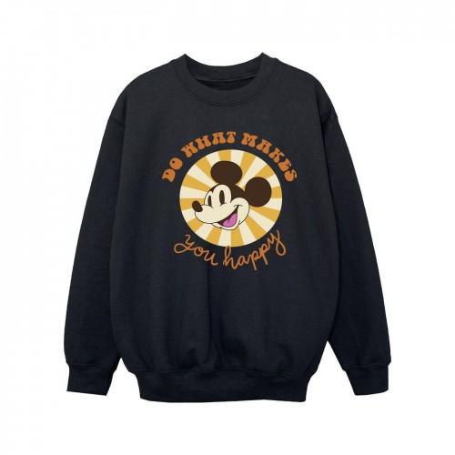 Disney Girls Mickey Mouse Do What Makes You Happy Sweatshirt