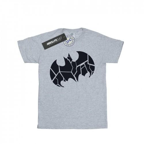 DC Comics Girls Batman One Color Shield Cotton T-Shirt