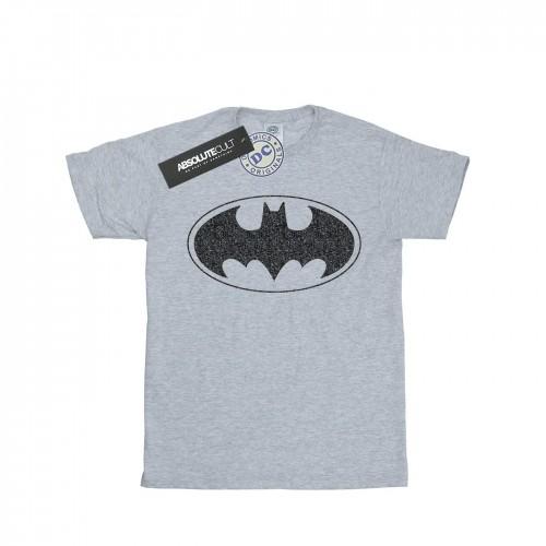 DC Comics Girls Batman One Colour Logo Cotton T-Shirt