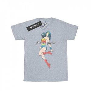 DC Comics Girls Wonder Woman Jump Cotton T-Shirt