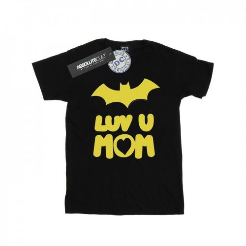 DC Comics Girls Batgirl Luv You Mom Cotton T-Shirt