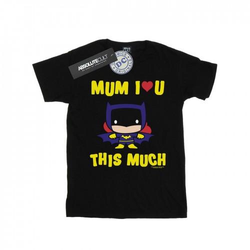 DC Comics Girls Batgirl Mum I Love You This Much Cotton T-Shirt