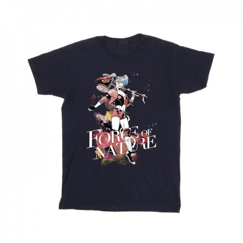DC Comics Girls Harley Quinn Forces Of Nature Cotton T-Shirt