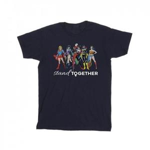 DC Comics Girls Women Of DC Stand Together Cotton T-Shirt