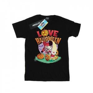 DC Comics Girls Super Friends Harley Quinn Love Halloween Cotton T-Shirt