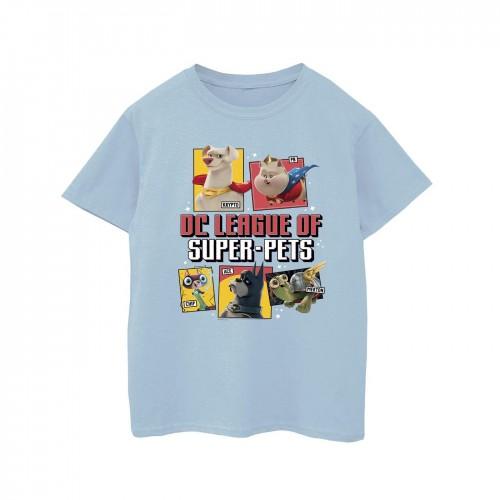 DC Comics Girls DC League Of Super-Pets Profile Cotton T-Shirt