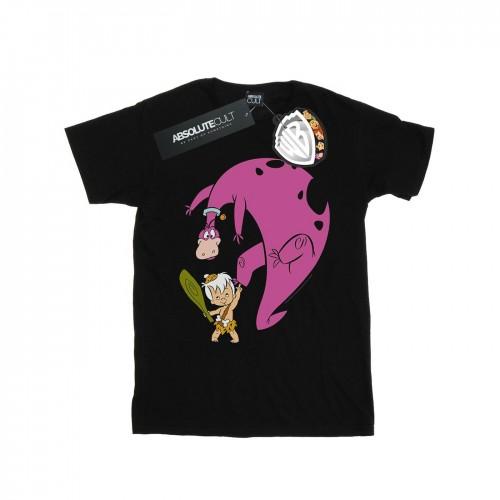 The Flintstones Girls Bamm Bamm And Dino Cotton T-Shirt