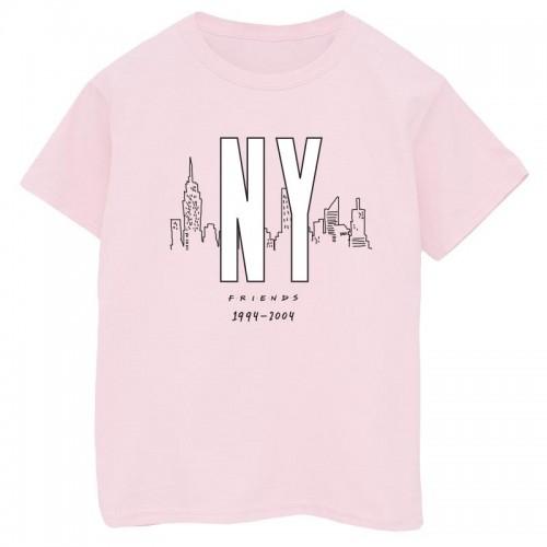 Friends Girls NY City Cotton T-Shirt
