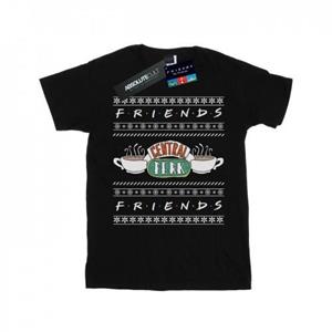 Friends Girls Fair Isle Central Perk Cotton T-Shirt