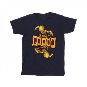 Marvel Boys Guardians Of The Galaxy Groot Inverted Grain T-Shirt