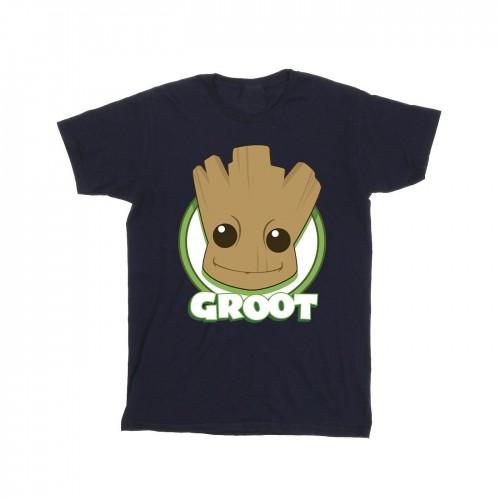 Guardians Of The Galaxy Boys Groot Badge T-Shirt
