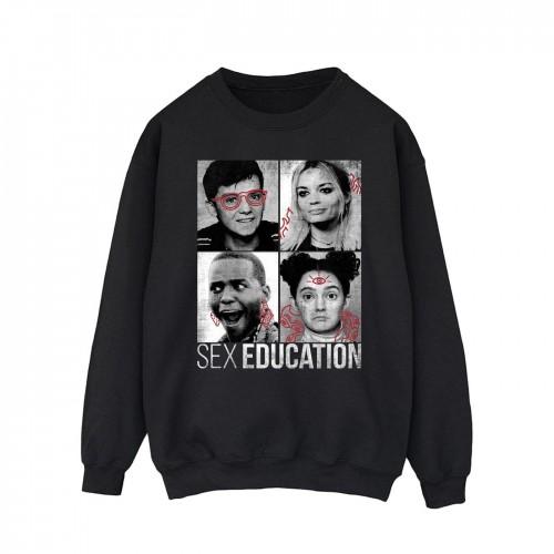 Pertemba FR - Apparel Netflix Mens Sex Education Class Photos Sweatshirt