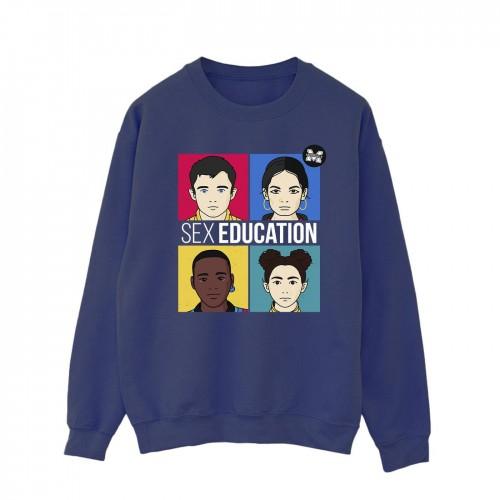 Pertemba FR - Apparel Netflix Mens Sex Education Teen Illustrated Sweatshirt