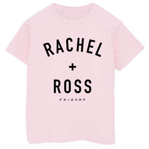 Friends Girls Rachel And Ross Text Cotton T-Shirt