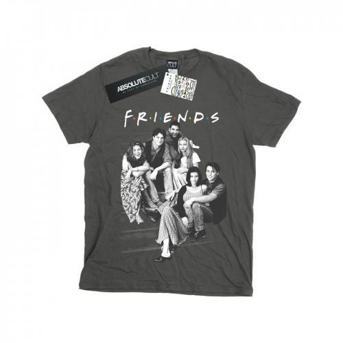 Friends Girls Group Stairs Cotton T-Shirt