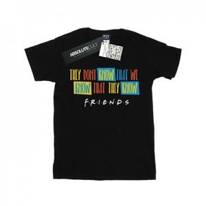Friends Girls They Don´t Know Script Cotton T-Shirt