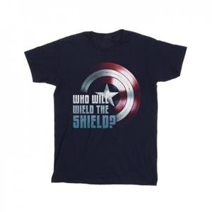 Marvel Girls The Falcon And The Winter Soldier Wield The Shield Cotton T-Shirt