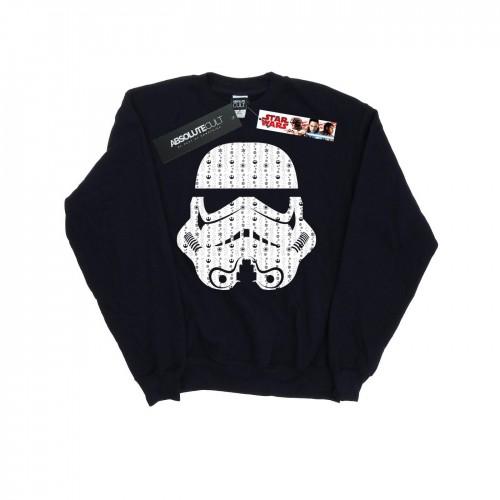 Star Wars Boys Christmas Stormtrooper Helmet Sweatshirt