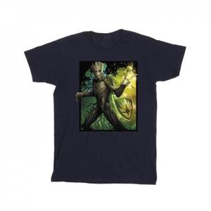 Marvel Girls Guardians Of The Galaxy Groot Forest Energy Cotton T-Shirt