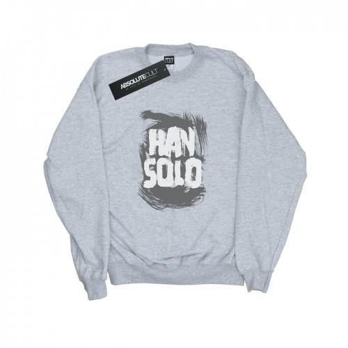 Star Wars Boys Han Solo Text Sweatshirt