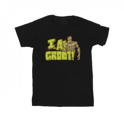 Guardians Of The Galaxy Girls I Am Groot Cotton T-Shirt