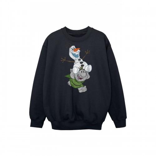 Disney Boys Frozen Olaf And Troll Sweatshirt