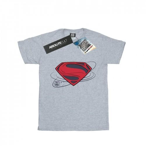 DC Comics Girls Justice League Movie Superman Logo Cotton T-Shirt