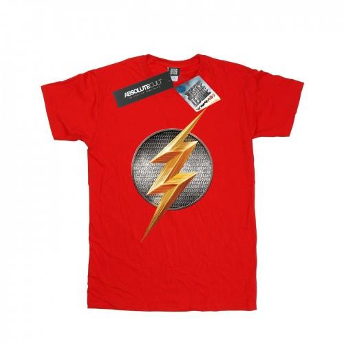 DC Comics Girls Justice League Movie Flash Emblem Cotton T-Shirt
