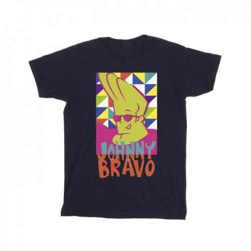 Pertemba FR - Apparel Johnny Bravo Girls Multi Triangles Pop Art Cotton T-Shirt