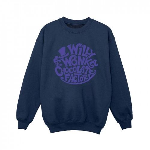 Pertemba FR - Apparel Willy Wonka & The Chocolate Factory Boys Typed Logo Sweatshirt