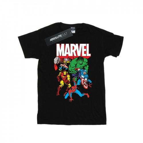 Marvel Girls Hero Group Cotton T-Shirt