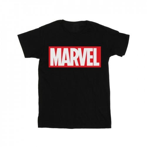 Marvel Comics Girls Classic Logo Cotton T-Shirt