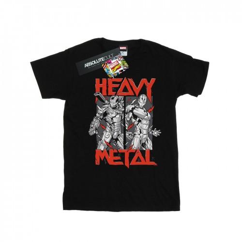 Marvel Girls Iron Man Heavy Metal Cotton T-Shirt