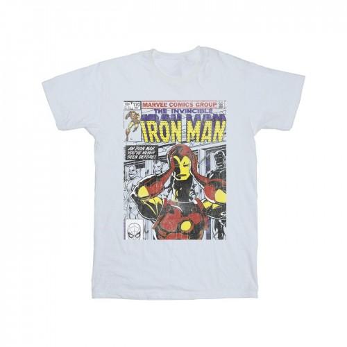 Marvel Girls Iron Man Head Gear Off Cotton T-Shirt